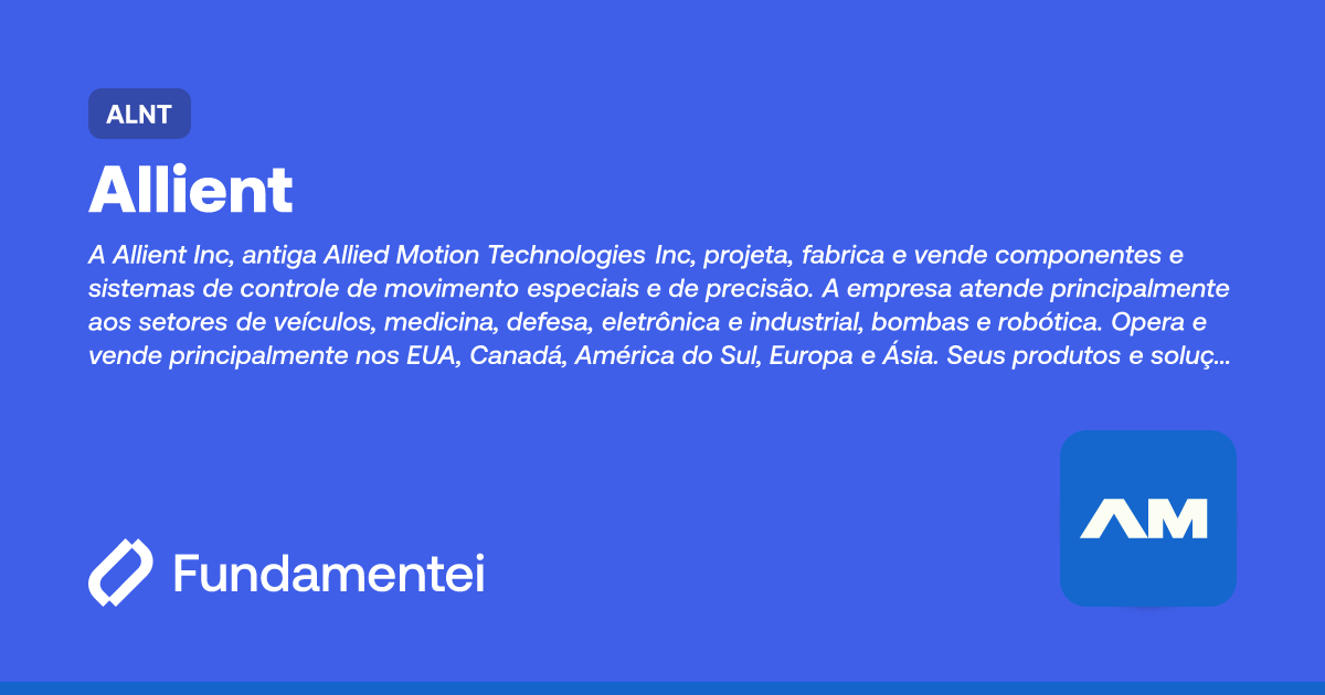 ALNT - Allient | Fundamentei