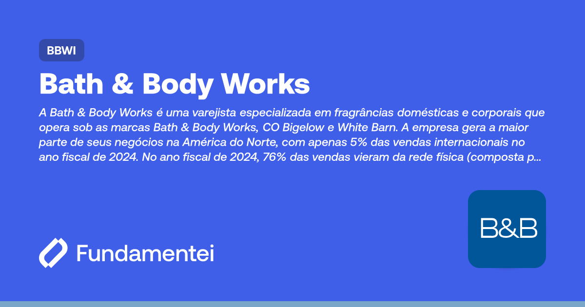 BBWI - Bath & Body Works | Fundamentei