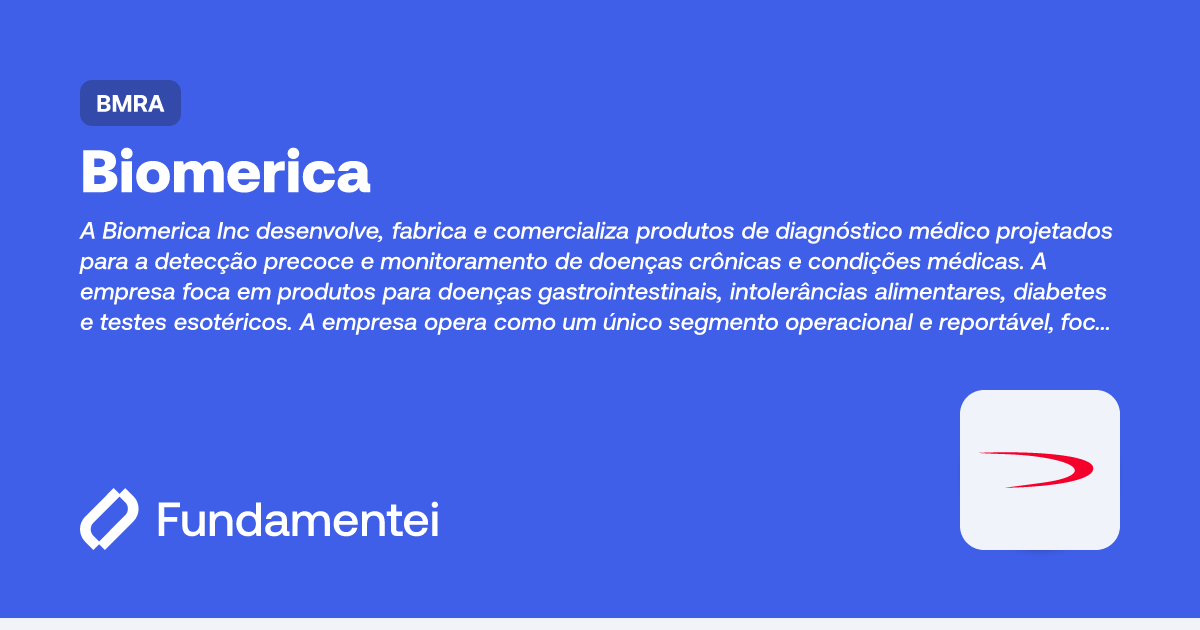 BMRA - Biomerica | Fundamentei