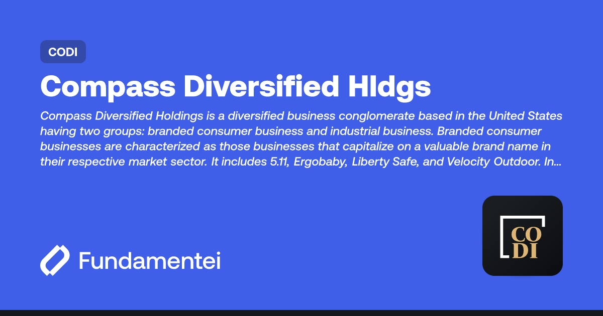 CODI Compass Diversified Hldgs Fundamentei