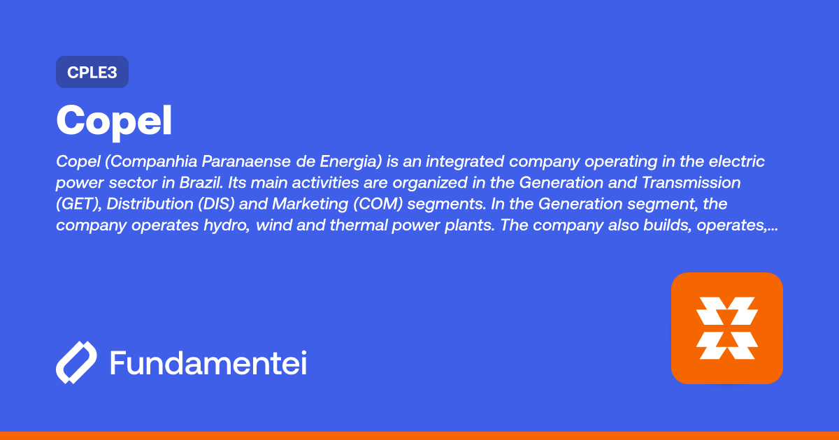 CPLE3 - Copel | Fundamentei
