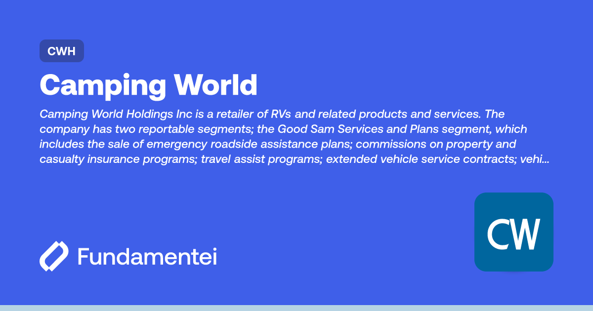 CWH Camping World Holdings Fundamentei