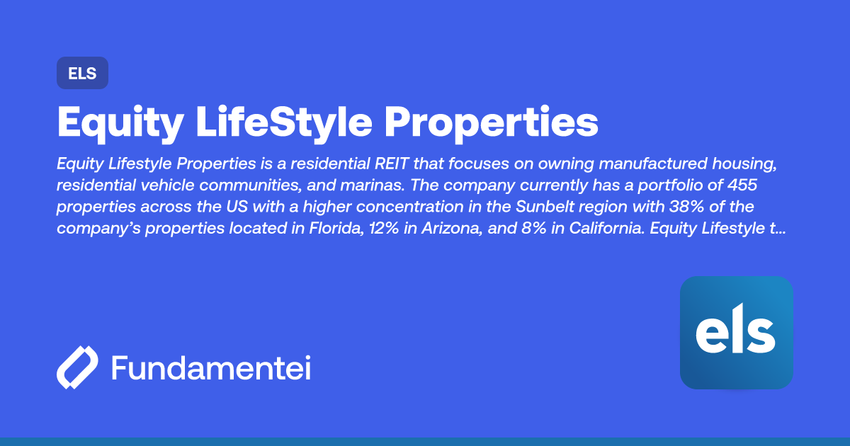 ELS - Equity Lifestyle Properties | Fundamentei
