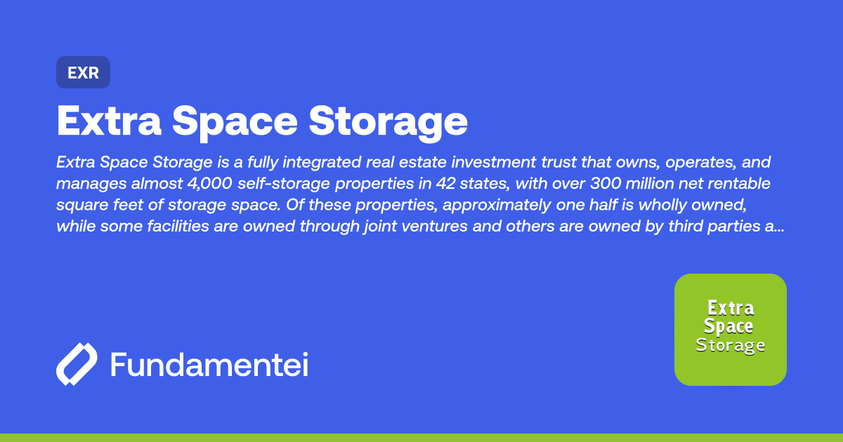 EXR - Extra Space Storage | Fundamentei