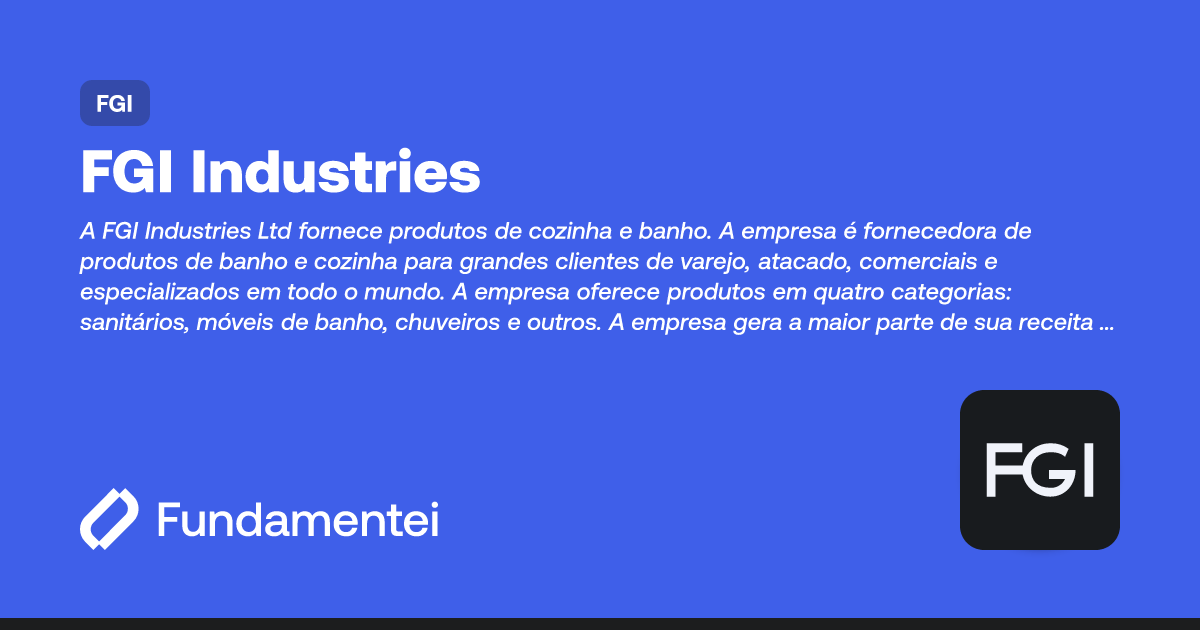 FGI - FGI Industries | Fundamentei
