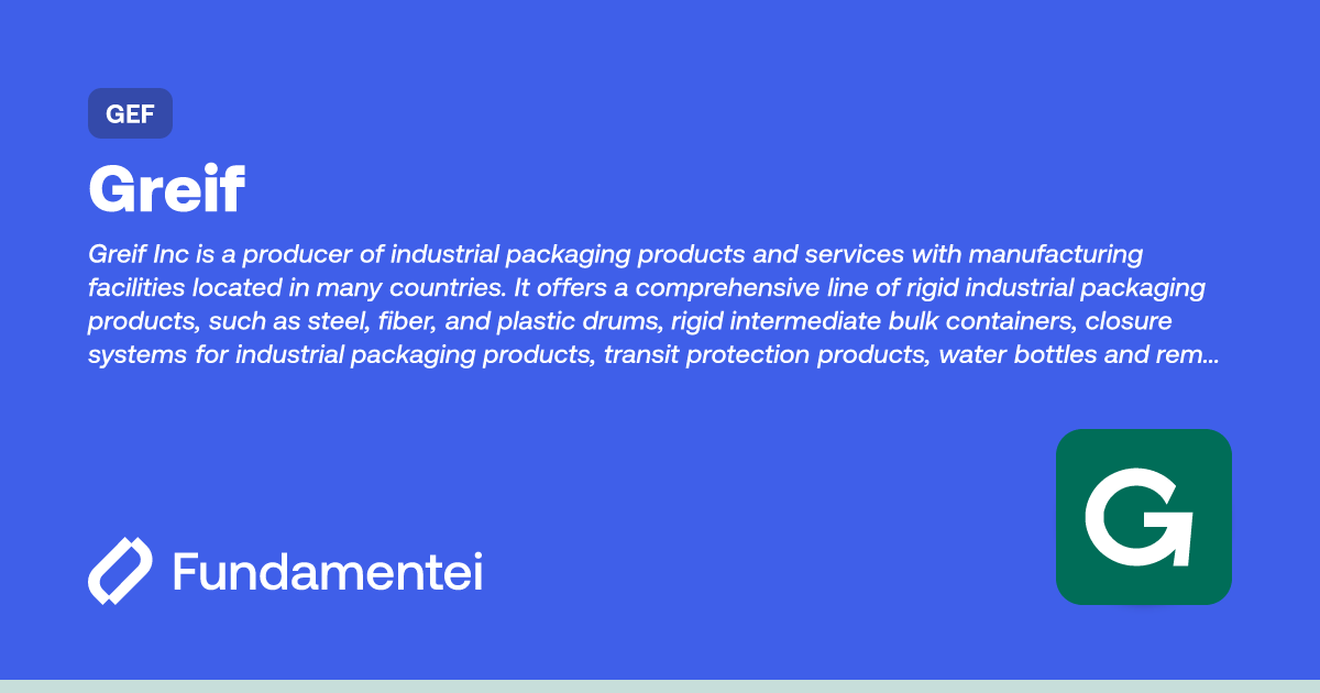 GEF Greif Fundamentei