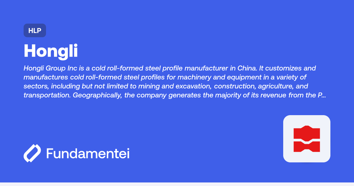HLP - Hongli Group | Fundamentei