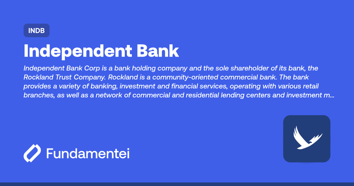INDB - Independent Bank | Fundamentei