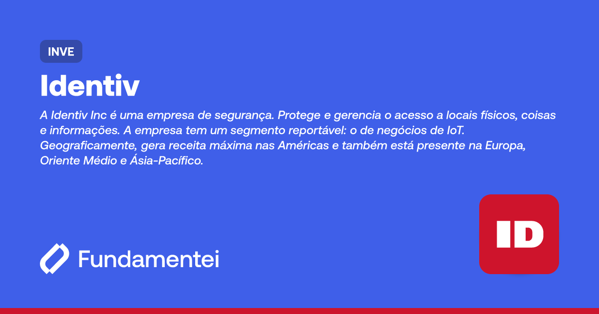 INVE - Identiv | Fundamentei