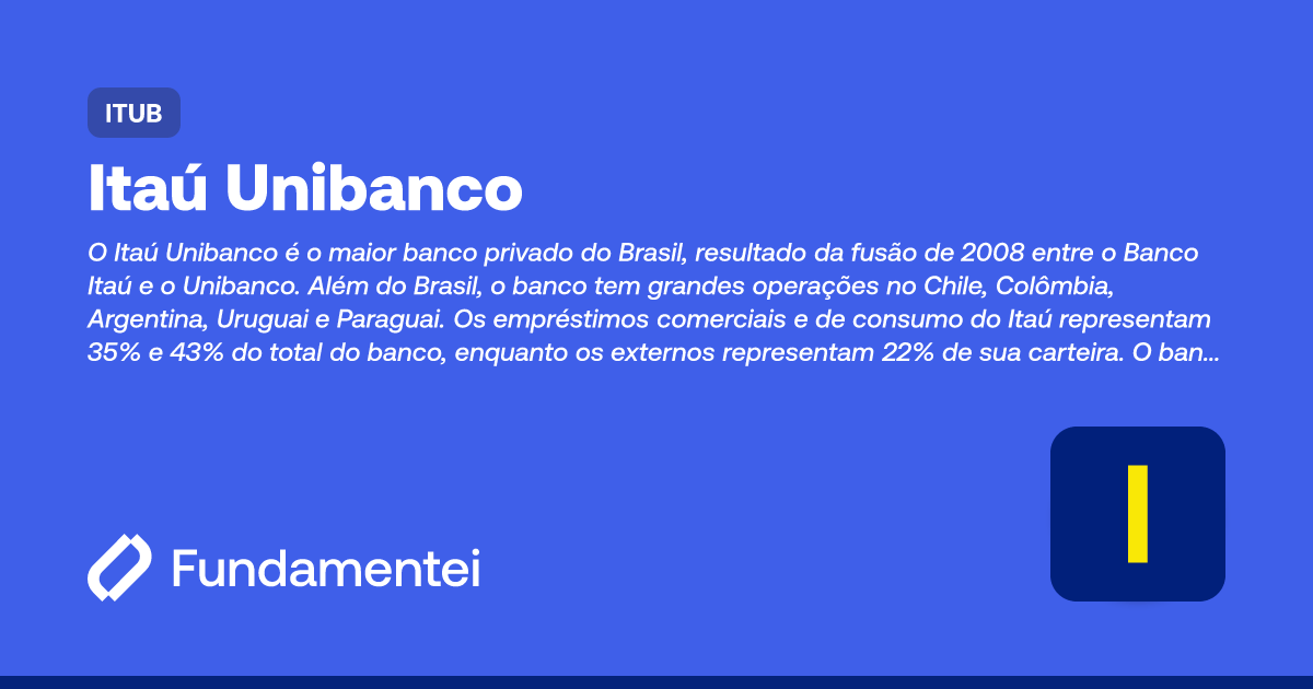 ITUB - Itaú Unibanco | KPIs | Fundamentei