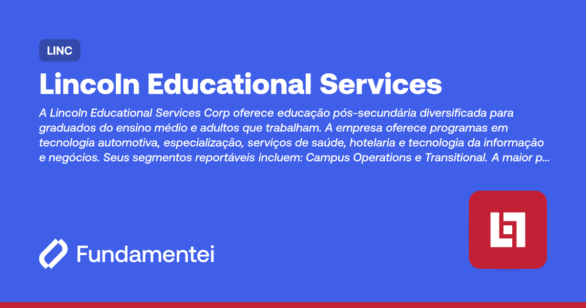 LINC - Lincoln Educational Servs | KPIs | Fundamentei