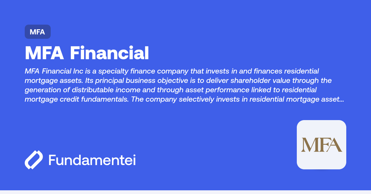 MFA - MFA Financial | Fundamentei