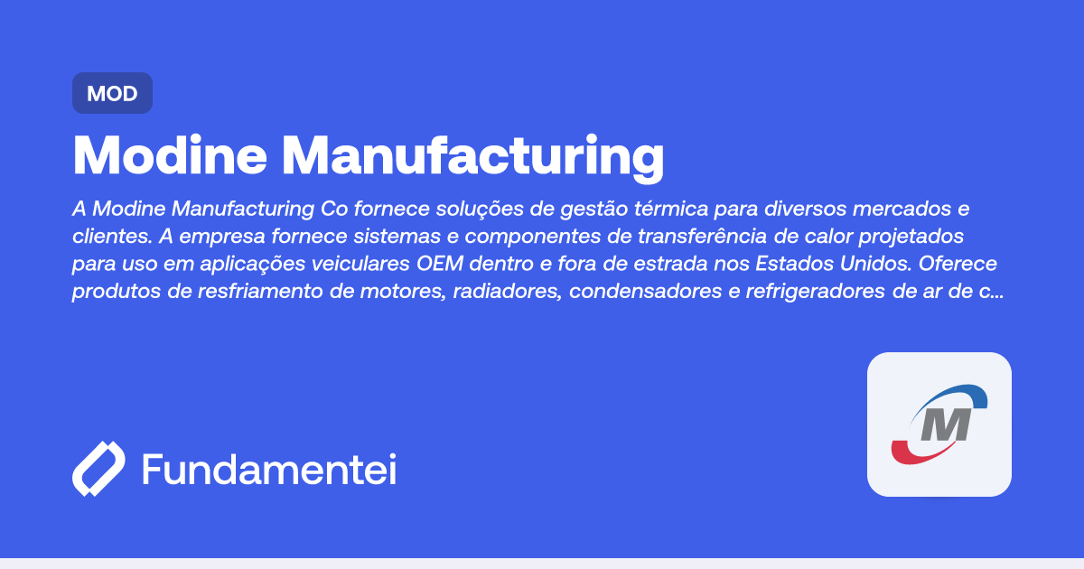 MOD - Modine Manufacturing | KPIs | Fundamentei