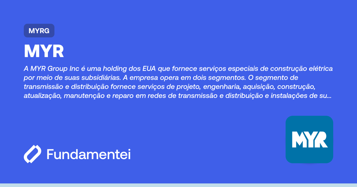 MYRG - MYR Group | Fundamentei