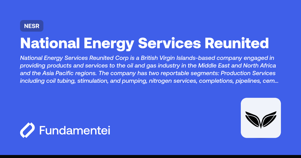 NESR - National Energy Services | Fundamentei