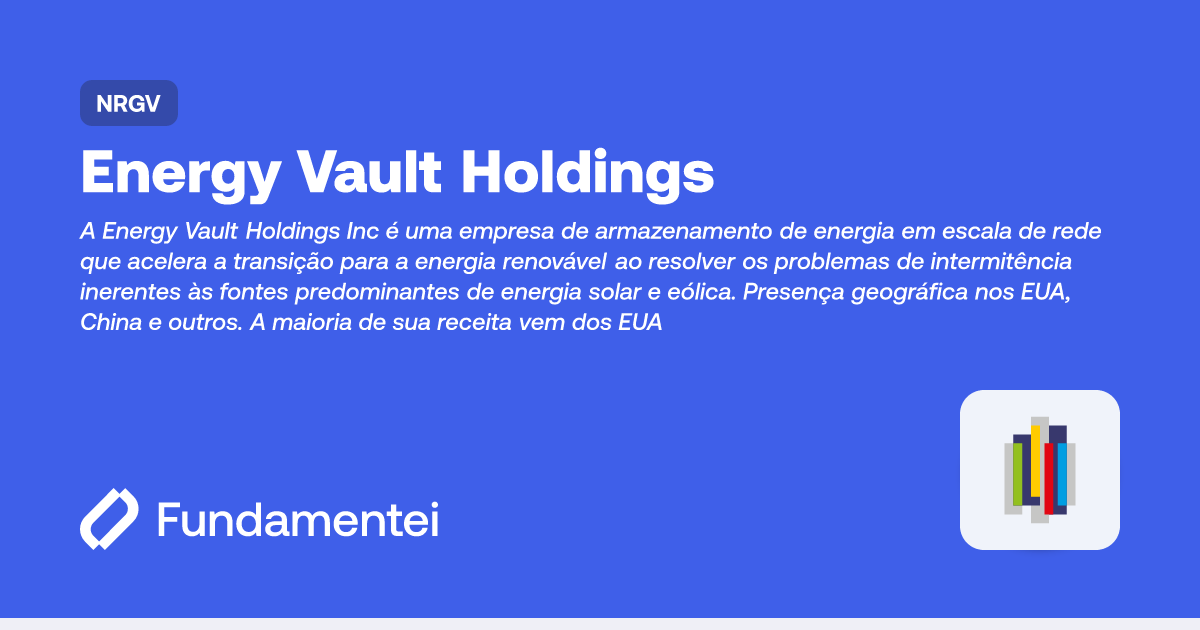 NRGV - Energy Vault | Fundamentei