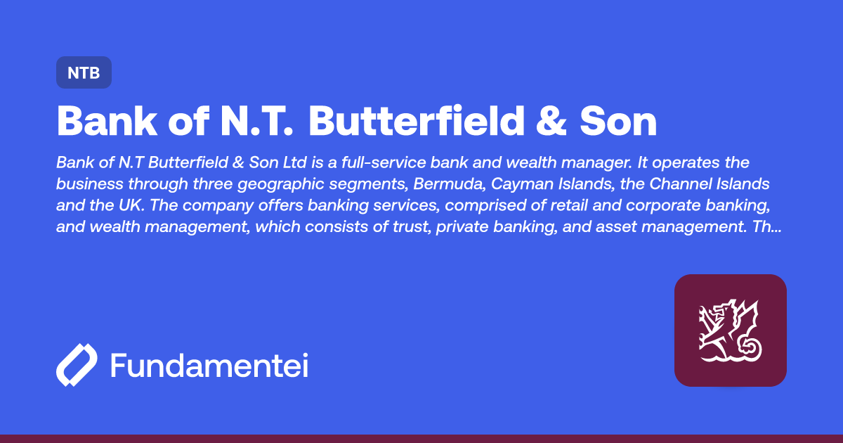 NTB Bank of N.T Butterfield Fundamentei