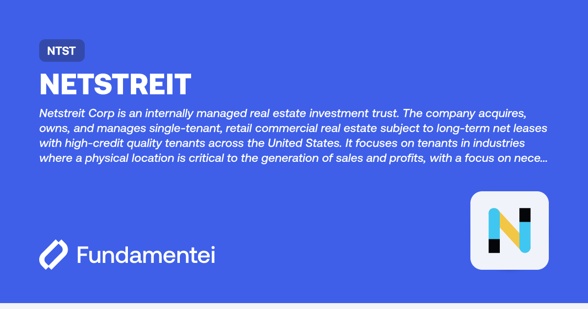 NTST - NetSTREIT | Fundamentei