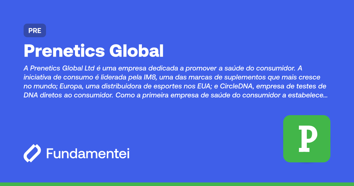PRE - Prenetics Global | KPIs | Fundamentei
