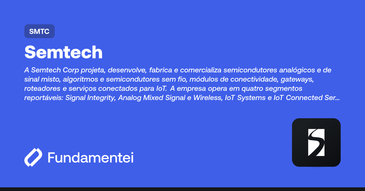 SMTC - Semtech | Fundamentei