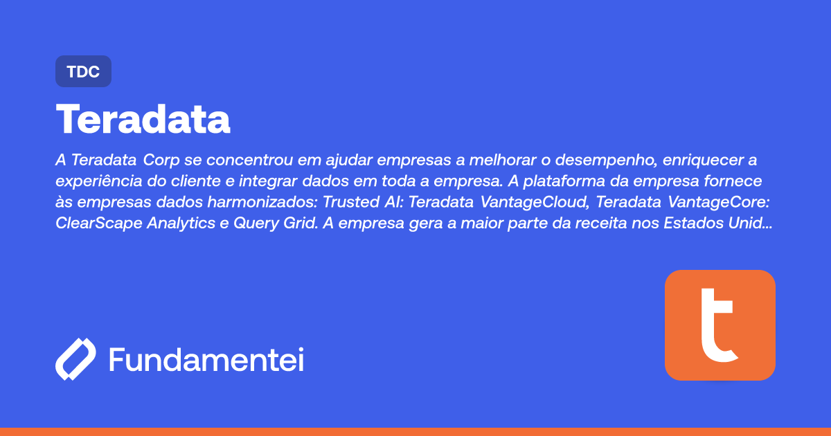 TDC - Teradata | KPIs | Fundamentei
