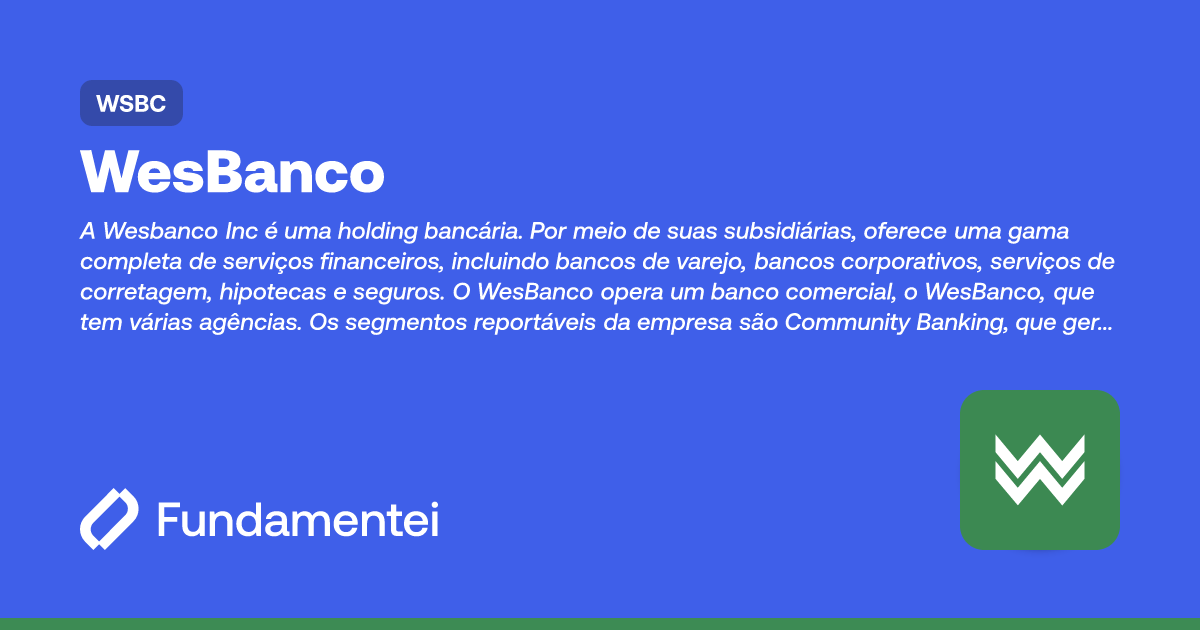 WSBC - WesBanco | KPIs | Fundamentei
