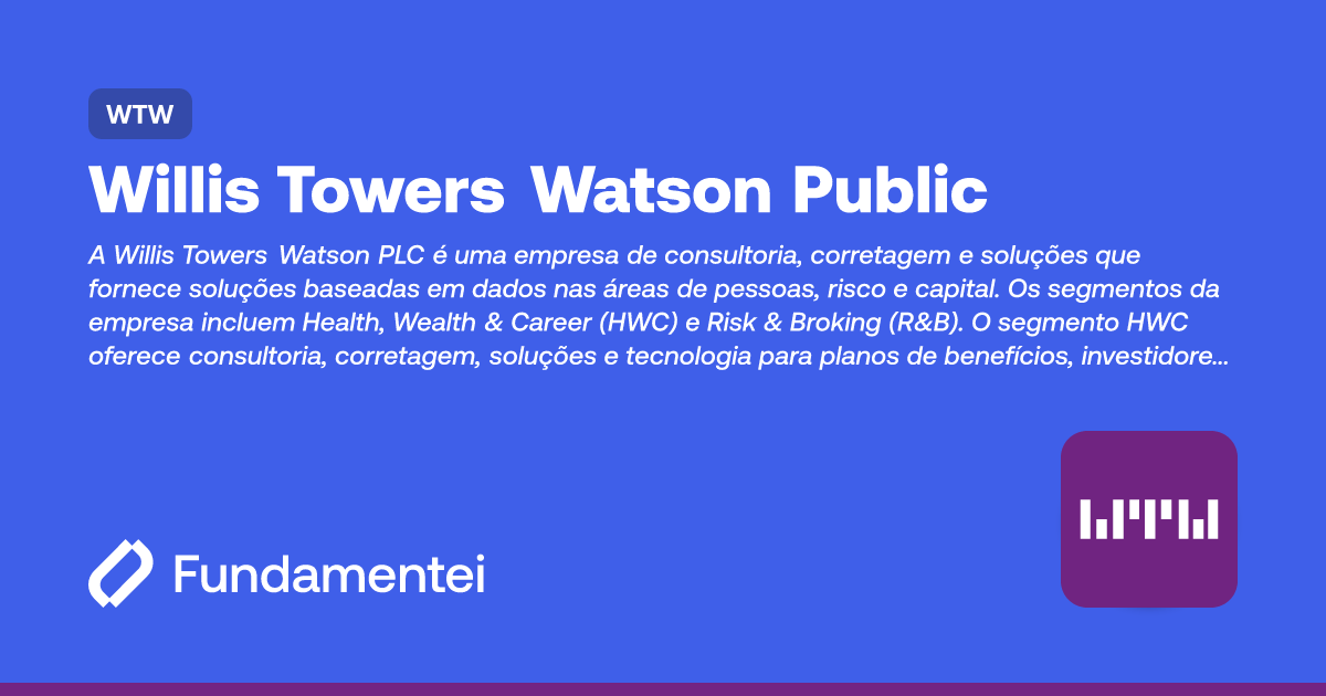 WTW - Willis Towers Watson | Fundamentei