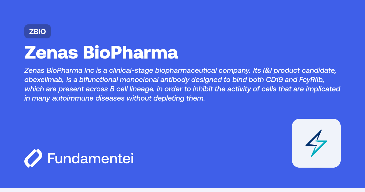 ZBIO - Zenas BioPharma | KPIs | Fundamentei